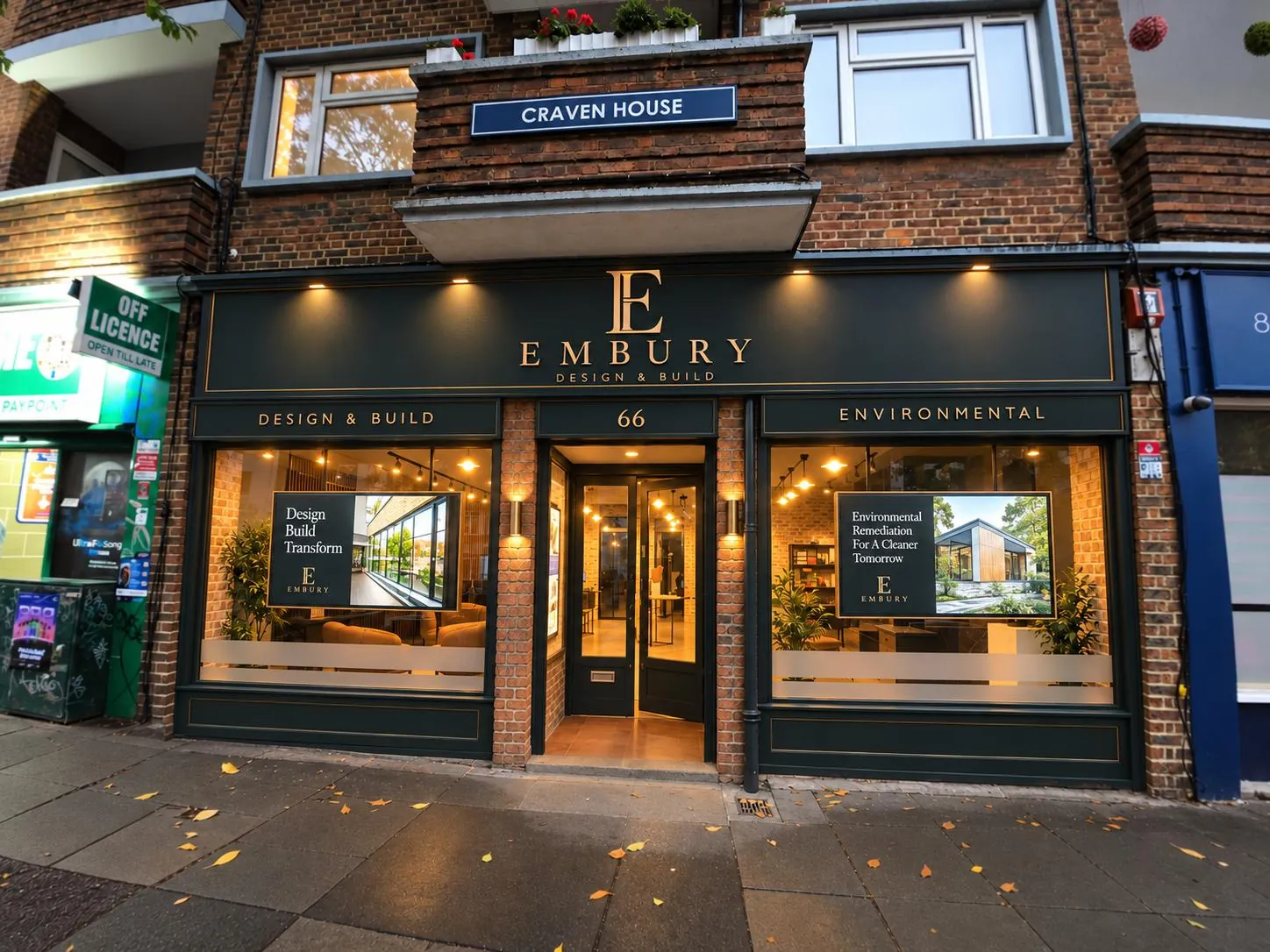 The Embury Design & Build showroom